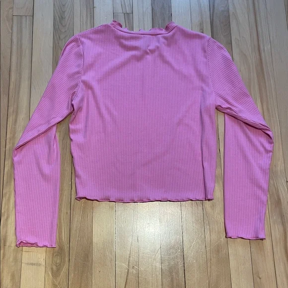 Rio Pink Ribbed Top - Picture 4 of 5